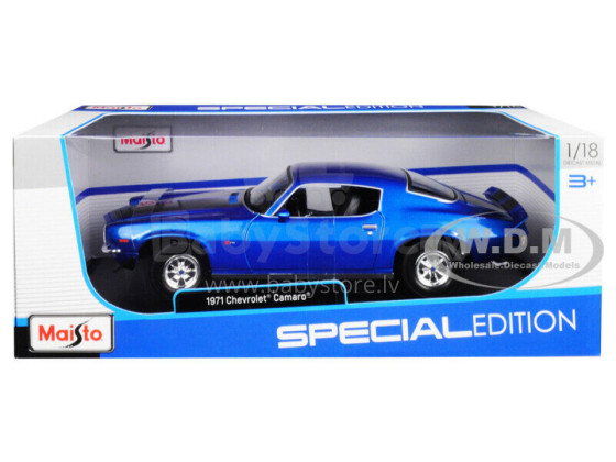 MAISTO DIE CAST automodelis 71 Chevy Camaro Z/28, 31131