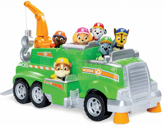 PAW PATROL transporto priemonė Team Rescue Rocky, 6052962