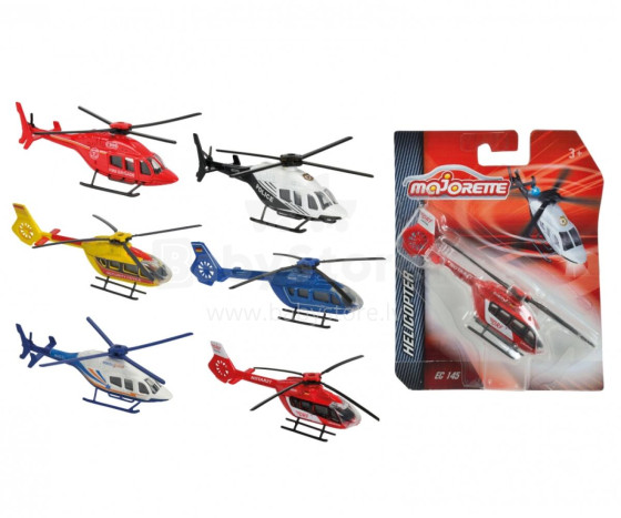 MAJORETTE helicopter 6 asst, 212053130