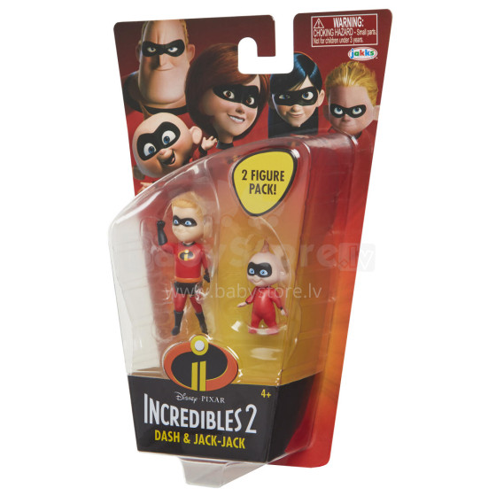 INCREDIBLES figūriņa  2 4"  Dash w/Jack-Jack, 74809