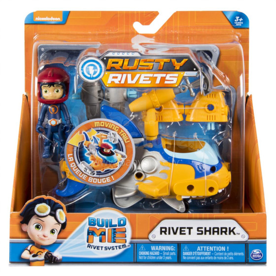 RUSTY RIVETS Lidmašīnas/automāšīnas komplekts, Rivet Shark, 6044252