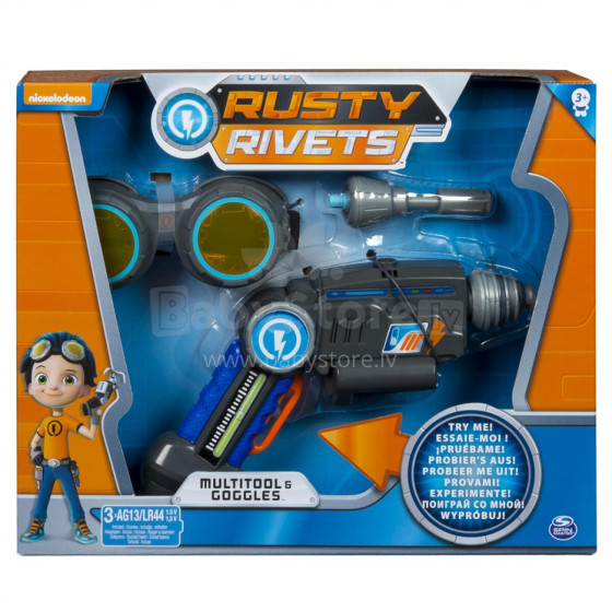 RUSTY RIVETS Rastija pistole un aizsargbrilles, 6034121