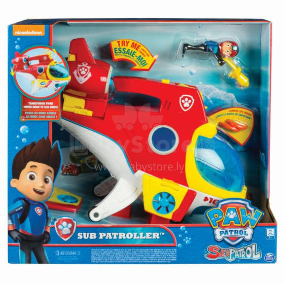 PAW PATROL zemūdene Sub Patroller, 6040054