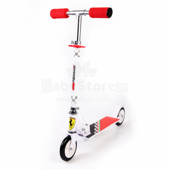 FERRARI paspirtukas Kids 2 Wheel, baltas, FXK30