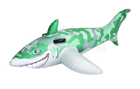 BESTWAY pripučiamas vandens žaislas Army Shark, 41092