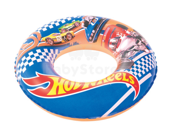 BESTWAY plaukimo ratas Hot Wheels 56cm, 93401