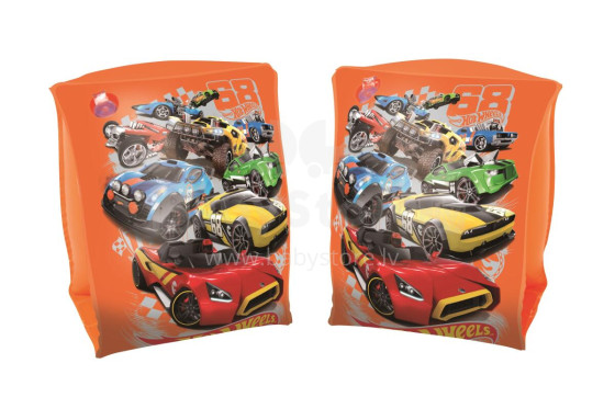 BESTWAY plaukimo rankovės Hot Wheels 23cm x 15cm, 93402