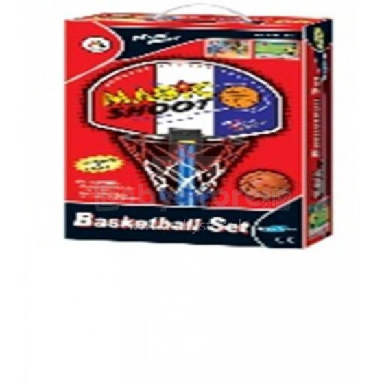 AO JIE basketball play set with 10cm inflated PVC Ball, AJ3007BK