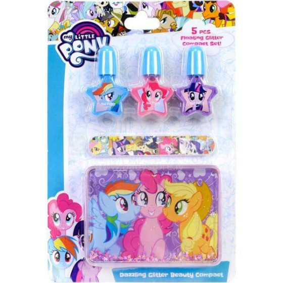 MARKWINS MY LITTLE PONY  glitter make up  box, 9802210