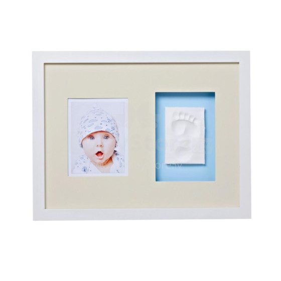 Baby memory prints sienas ramis Balts