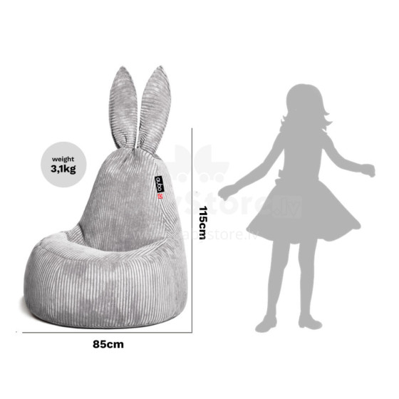 Qubo™ Daddy Rabbit Graphite POP FIT