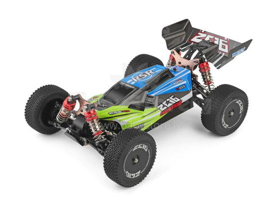 Ikonka Art.KX6525_1 RC auto WLtoys 144001 4x4 1:14 zaļš