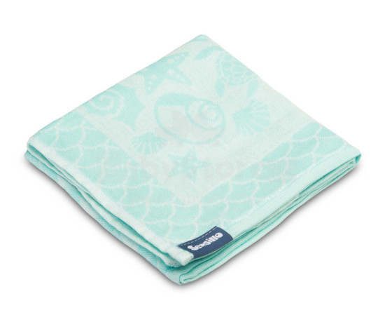 Bamboo and cotton diaper – mint shells