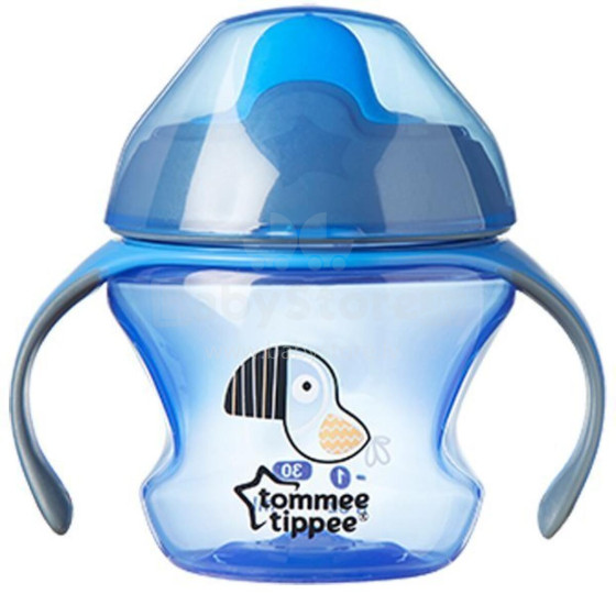 471024 I MUG WITH HANDLE 150ML 4+ BLUE Tommee Tippee