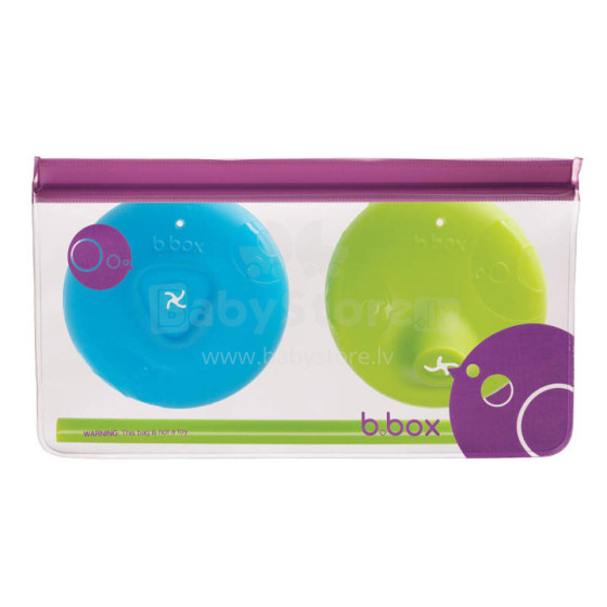 Silicone Lids Travel Pack, Ocean Breeze, b.box