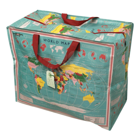 World Map Jumbo Storage Bag, Rex London