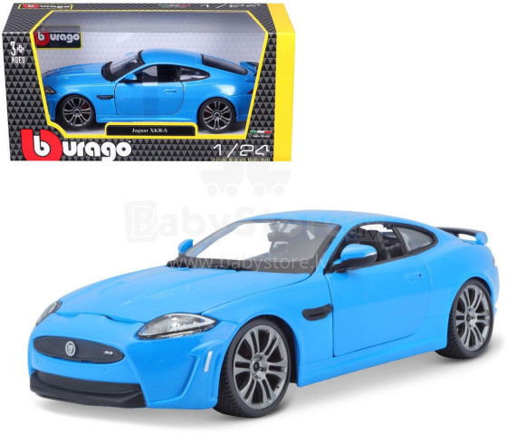 AUTO BBURAGO JAGUAR XKR-S 1:24 NIEBIESKI