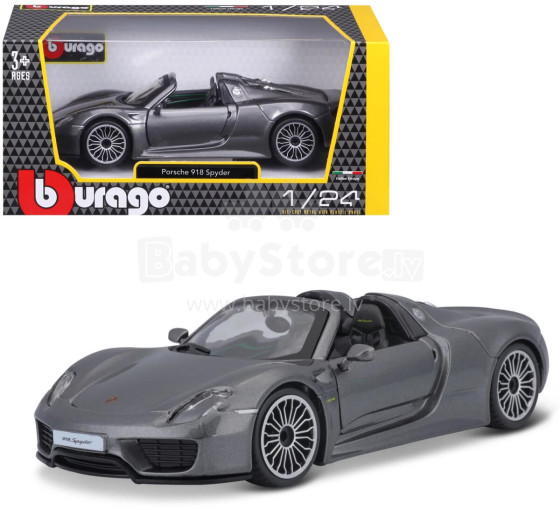 AUTO BBURAGO PORSCHE 918 SPYDER 1:24