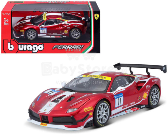 AUTO BBURAGO FERRARI 488 CHALLENGE 1:24