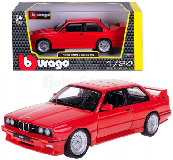 AUTO BBURAGO BMW M3 1988 1:24