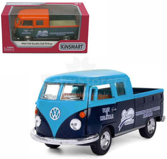 VOLKSWAGEN BUS DOUBLE CAB PICKUP 1:34