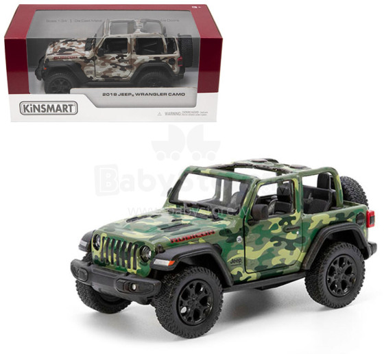 2018 JEEP WRANGLER CAMO OPEN TOP 1:34