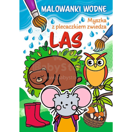 MYSZKA KOLOROWANKI WODNE - LAS