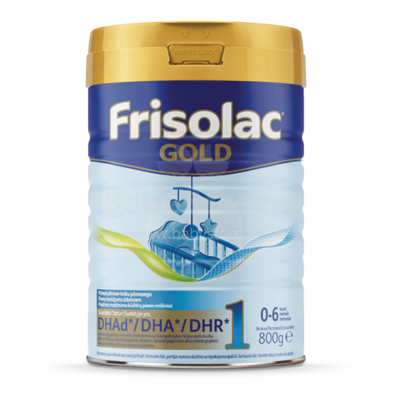 Frisolac Gold 1 FR91 Piena maisijums (no 0 līdz 6 mēnešiem) 800g