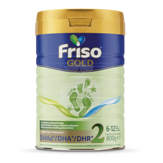 Frisolac Gold 2 FR92 Pieno mišinys (nuo 6 iki 12 mėnesių) 800 g