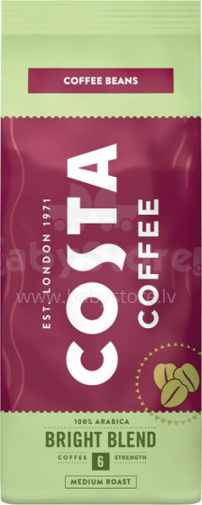 Costa Coffee Bright Blend pupiņu kafija 200g