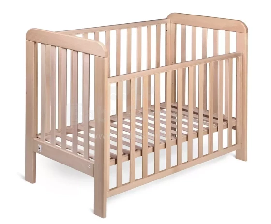 YappyKids YappyLull Art.88592 Natural Wooden baby crib 120x60cm