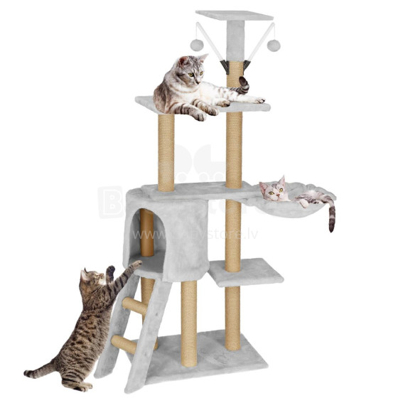 Multi-level cat house Springos PA1042 136 cm