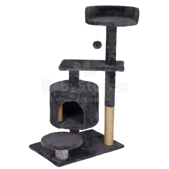 Cat tree with house Springos PA1036 87 cm