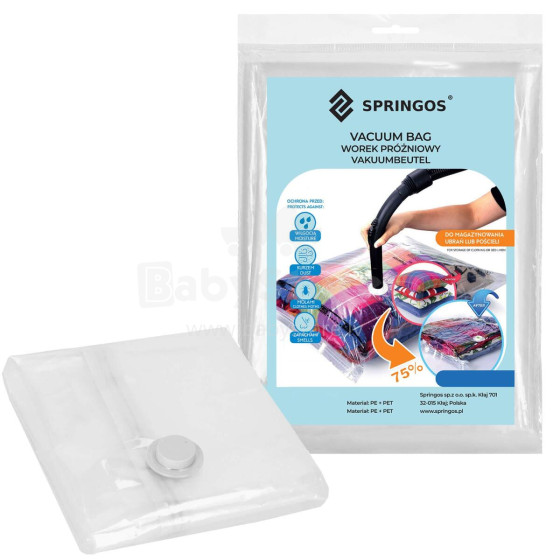 Вакуумный мешок Springos VB0010 60х70см