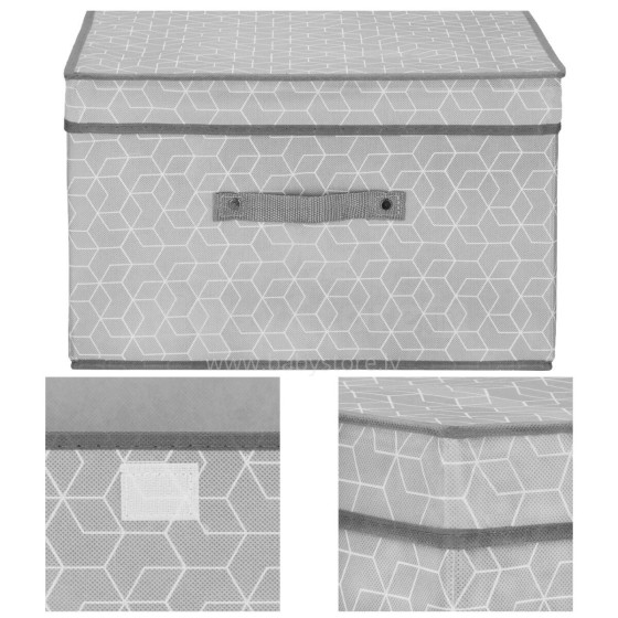 Foldable toy container Springos HA0163 25x40x30 cm gray