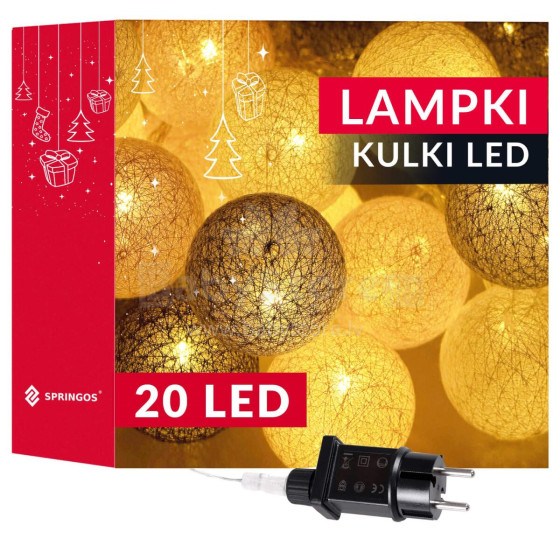 Ziemassvētku lampiņas Springos CL0152