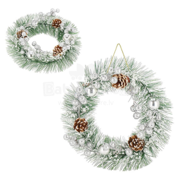 CA1023 CHRISTMAS ORNAMENT "WREATH" 22 CM