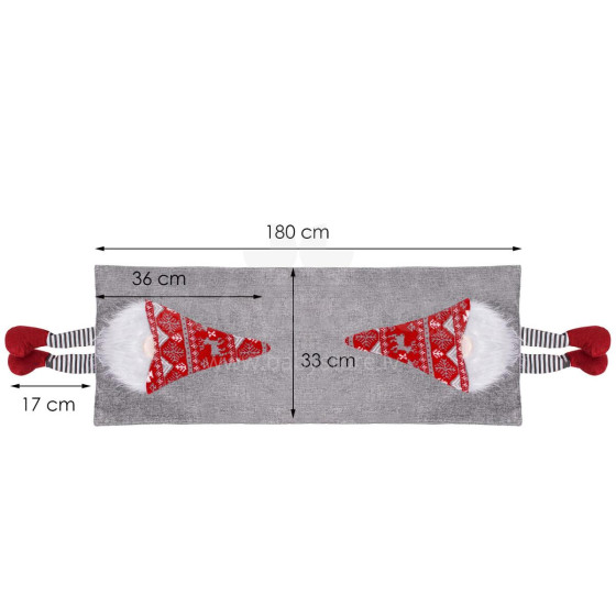 CA0614 KALĖDINIS PROTEKTORAS 180X33 CM