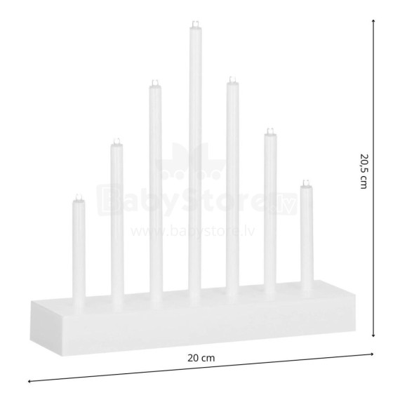 CL0851 DEKORATYVINIS LED ŽVAKIŲ STOVAS