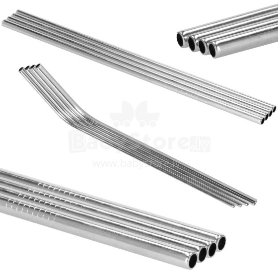 KI0030 METAL STRAWS 10 PCS.