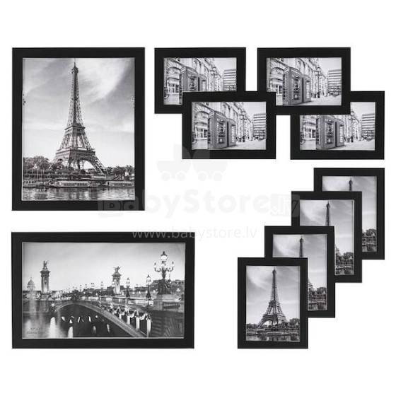 Set of photo frames of different sizes Springos PF0003 10gab