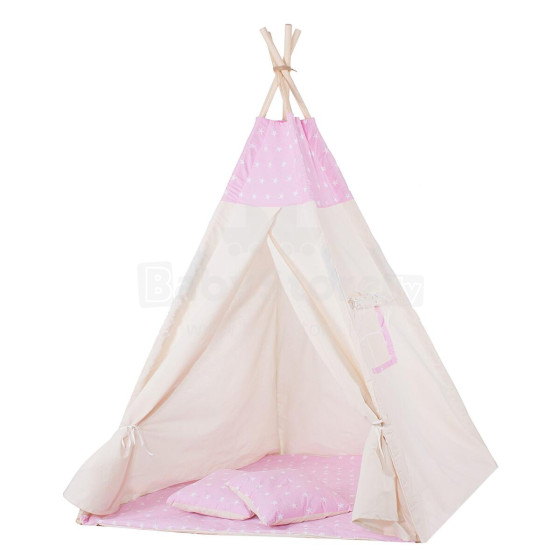 Tipi tent Springos TIP12, pink