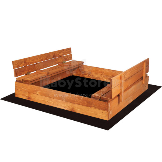 Wooden sandbox Springos SB180I 180x180cm