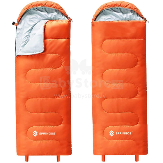 Sleeping bag Springos CS0120 orange