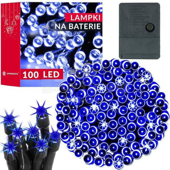 Ziemassvētku lampiņas Springos CL0129 100 Led 8.5 m