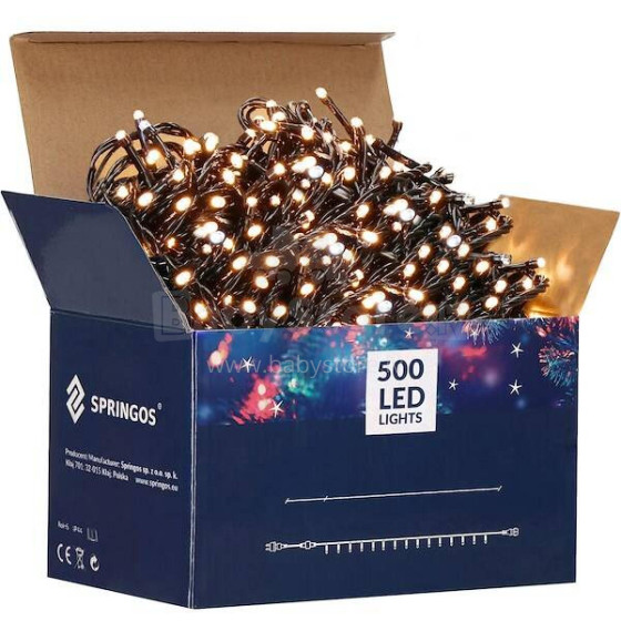 Kalėdinės lemputės Springos CL0528 500 Led 30 m