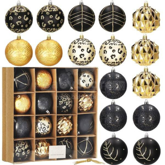 Christmas balls Springos CA0871 8cm 16 pcs