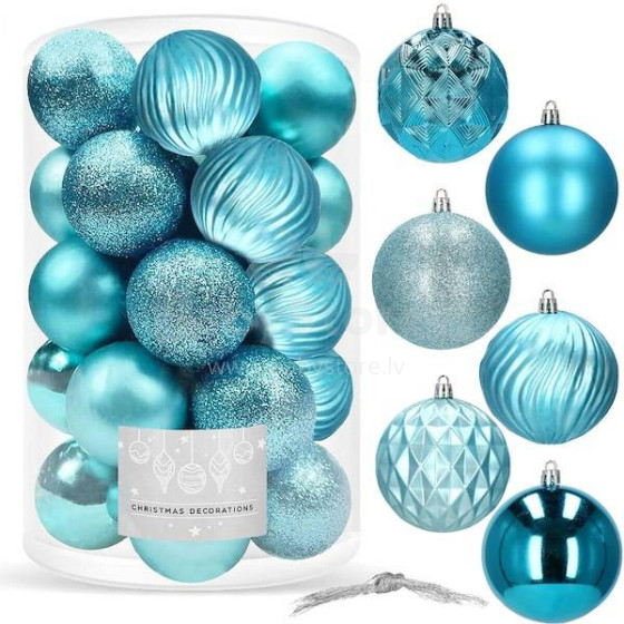 Christmas balls Springos CA0876 8 cm 30 pcs