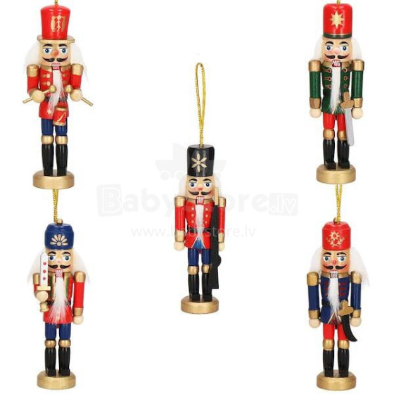 Christmas decoration-nutcracker Springos CA0821 12.5cm 6 pcs.