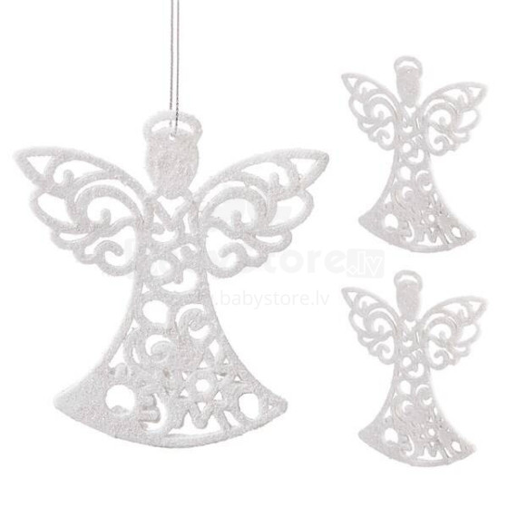 Christmas decorations-angels Springos CA0040 10cm 3 pcs